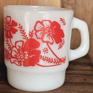 Milk Glass Coffee Cup